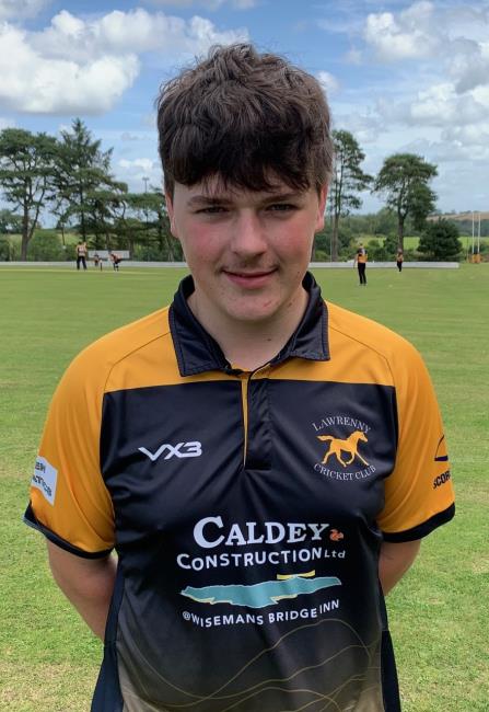 Rhys Eynon - again batted well for Lawrenny